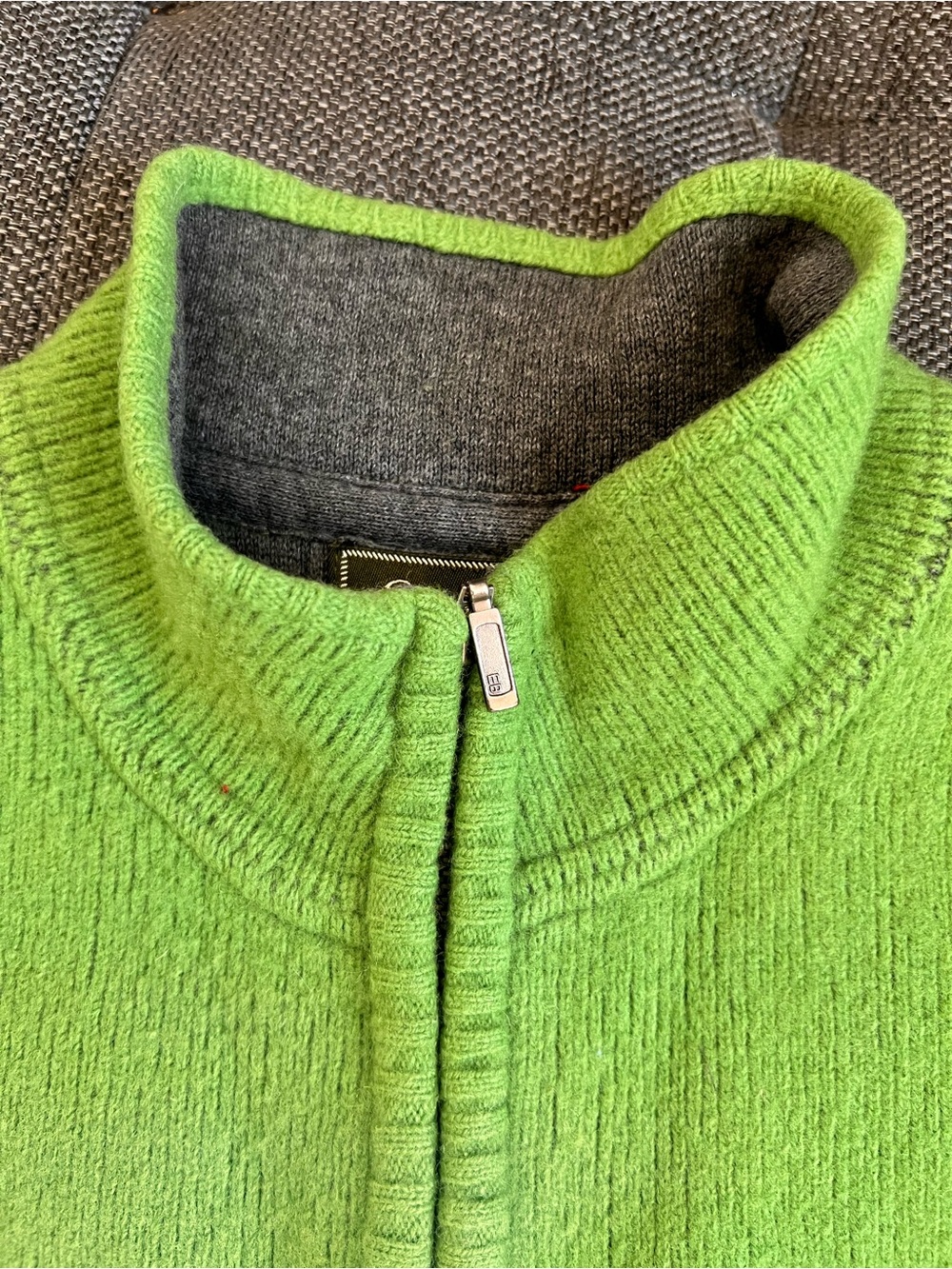 Eddie Bauer Lambswool Blend Zip-Up Vest – XXL